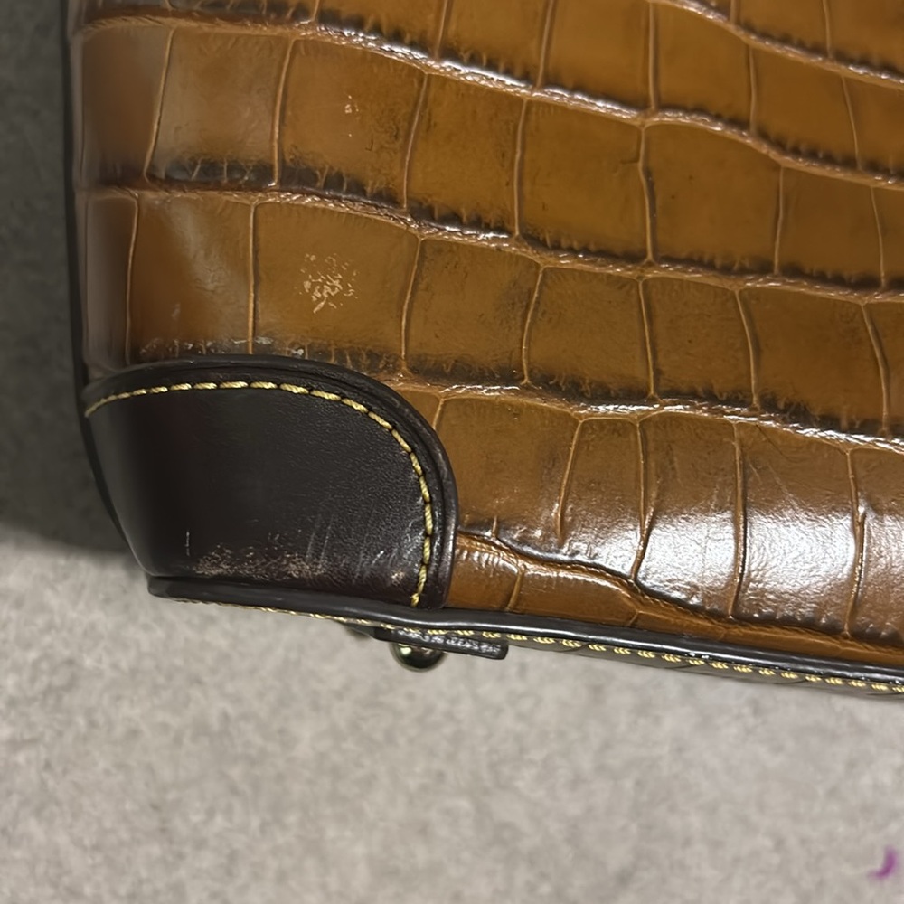 Dooney & Bourke Leather Tote Bag - Picture 3 of 15